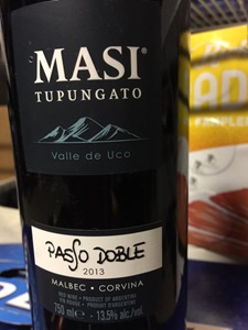 Masi Tupungato Passo Doble Malbec Corvina   2013